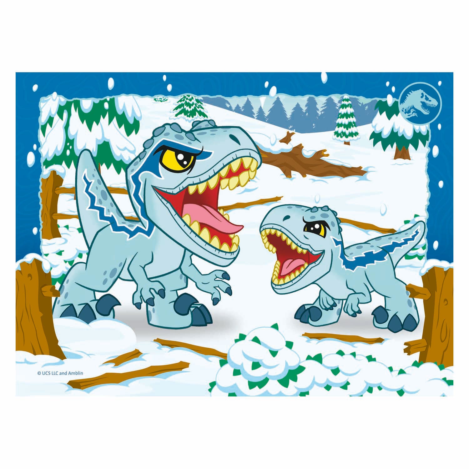 Ravensburger legpuzzel jurassic world explorers - 4 puzzels