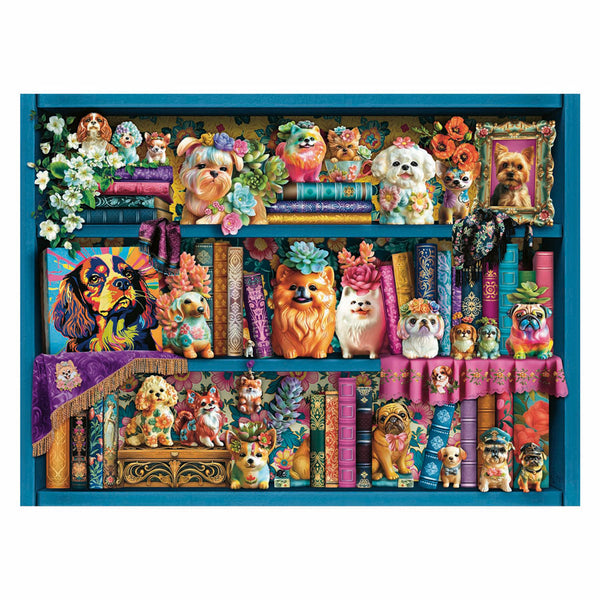 Ravensburger legpuzzel waardevolle porseleinen honden- 500st.