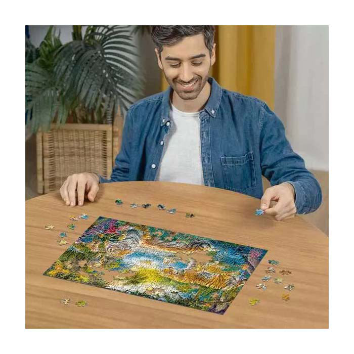 Ravensburger puzzel tijgers in de oase - 500 stukjes puzzel.