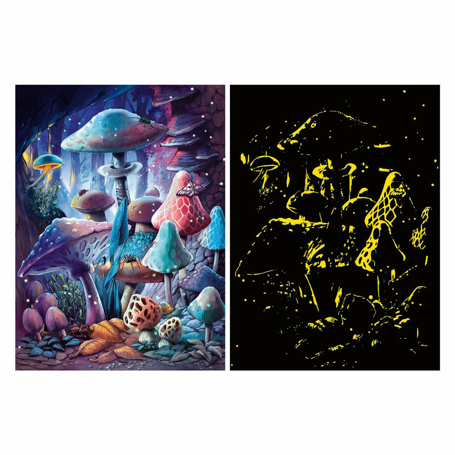 Ravensburger legpuzzel maanlicht paddestoelen glow in the dark - 500st.