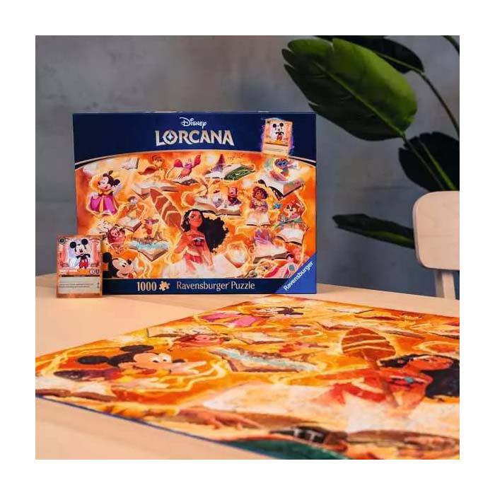 Ravensburger legpuzzel disney lorcana glimmers of the realm: amber - 1000st.