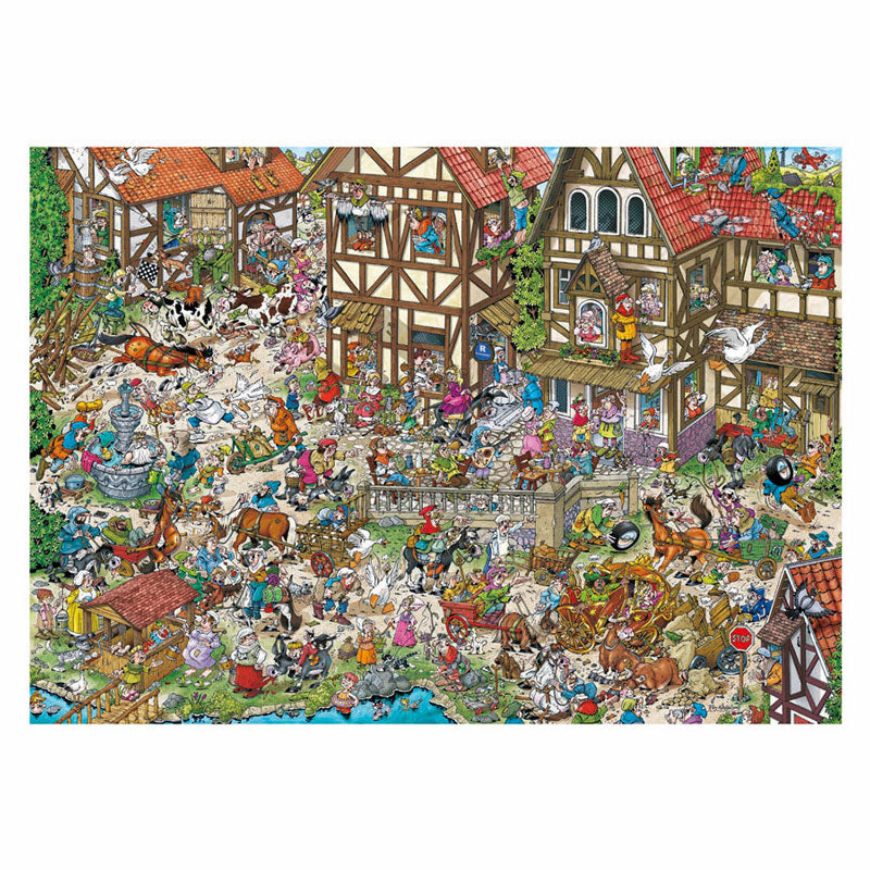Ravensburger legpuzzel time travel 2 middeleeuwen - 1000st.