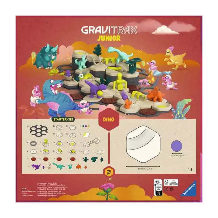 Ravensburger 24587 gravitrax junior - extension dino