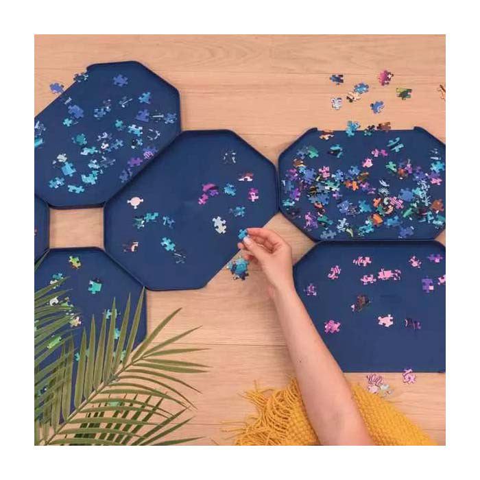 Ravensburger puzzel sorteerset premium - puzzel organizer - 6-delig.