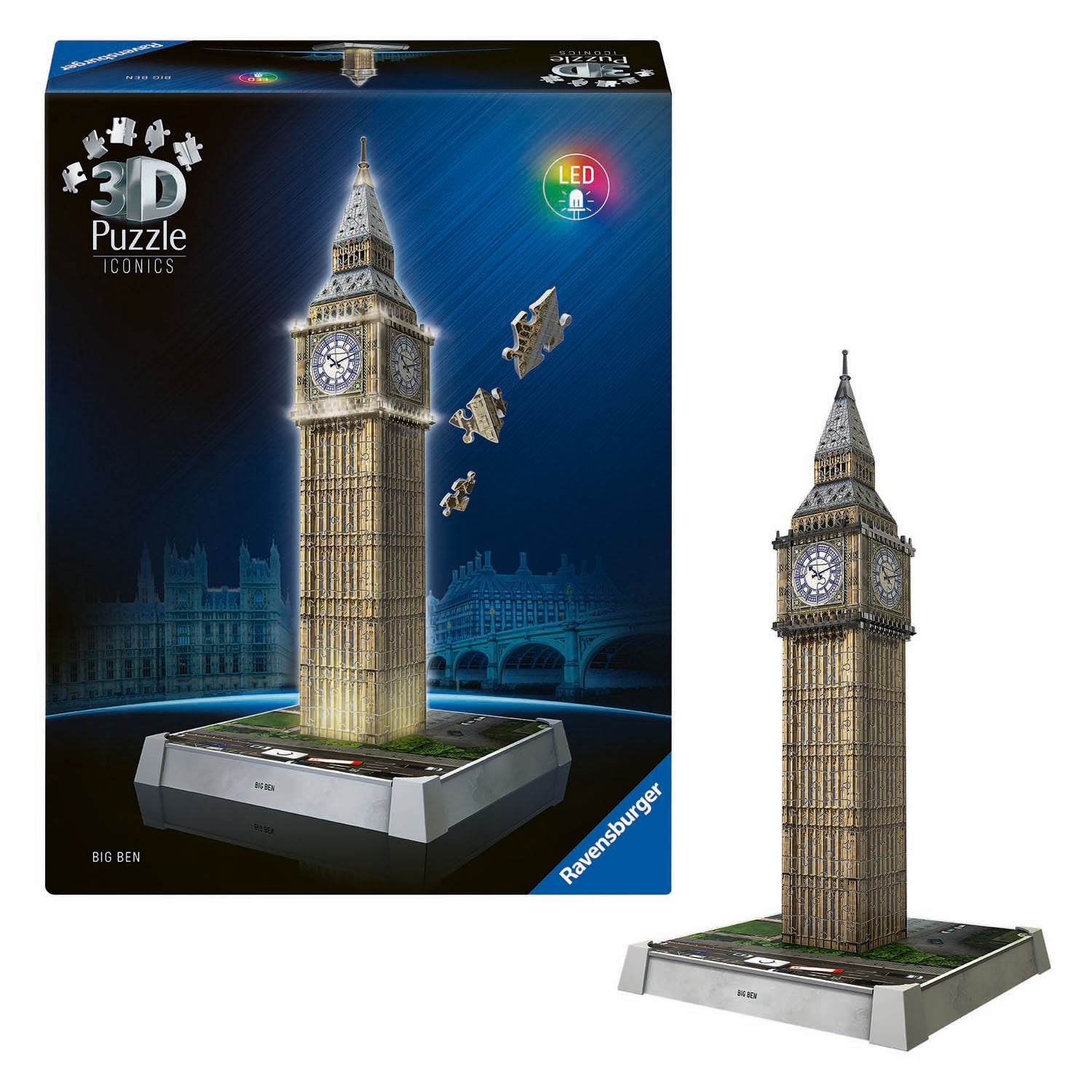 Ravensburger iconics 3d puzzel big ben met licht