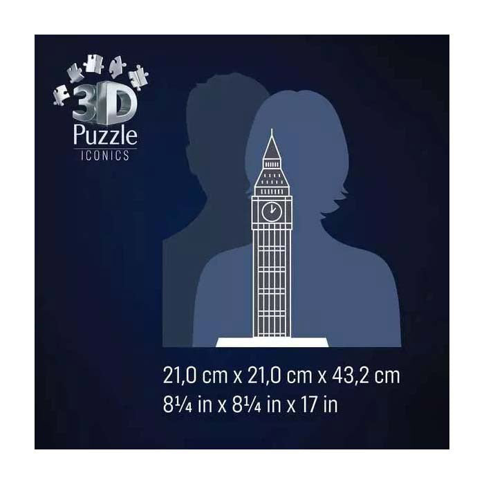 Ravensburger iconics 3d puzzel big ben met licht