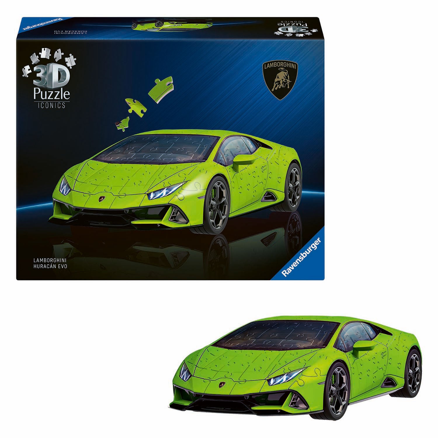 Ravensburger 3d puzzel iconics lamborghini huracan evo - 158st.