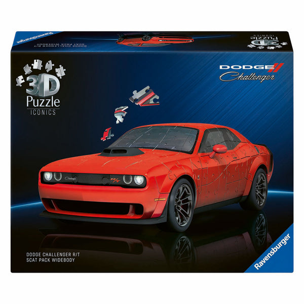 Ravensburger 3d puzzel iconics dodge challenger - 167st.
