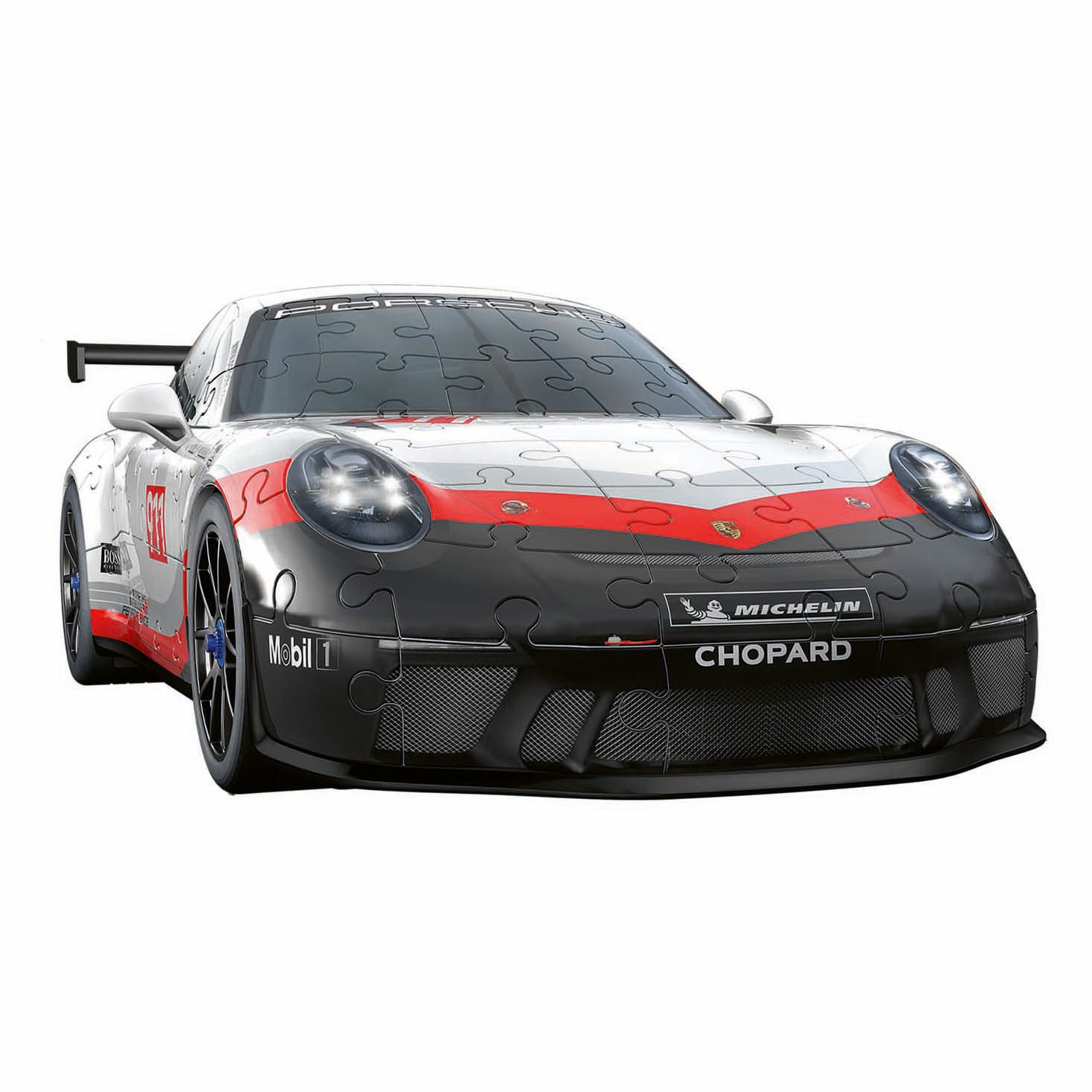 Ravensburger 3d puzzel iconics porsche 911 gt3 cup - 154st.
