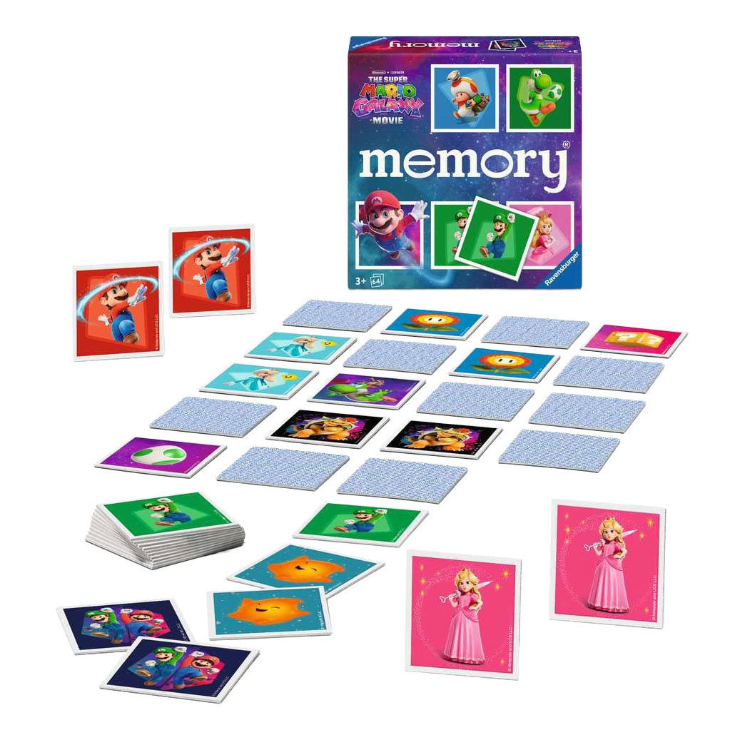 Ravensburger – memory® super mario – gezelschapsspel