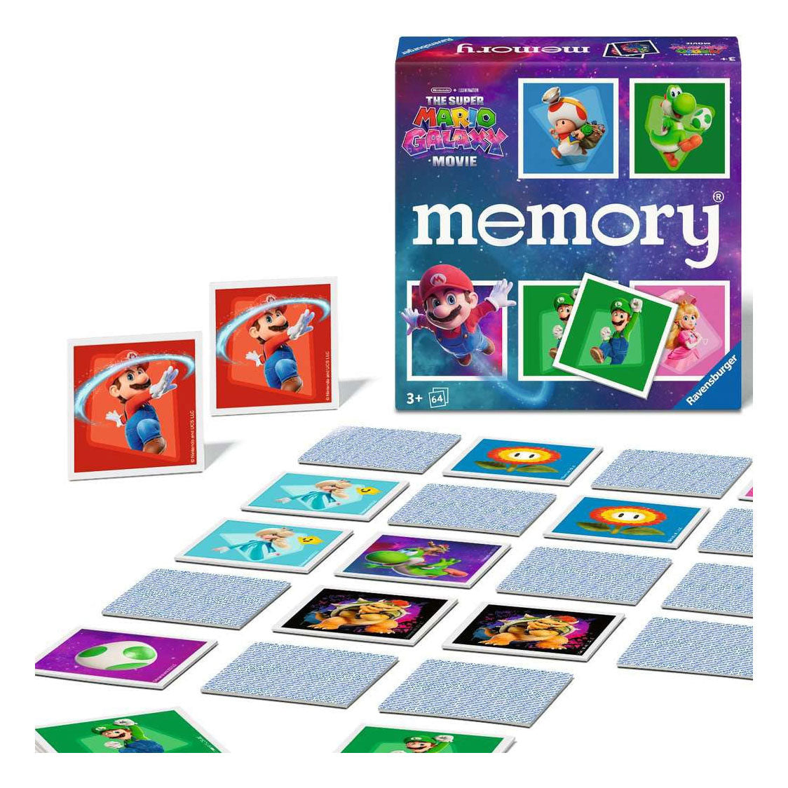 Ravensburger – memory® super mario – gezelschapsspel