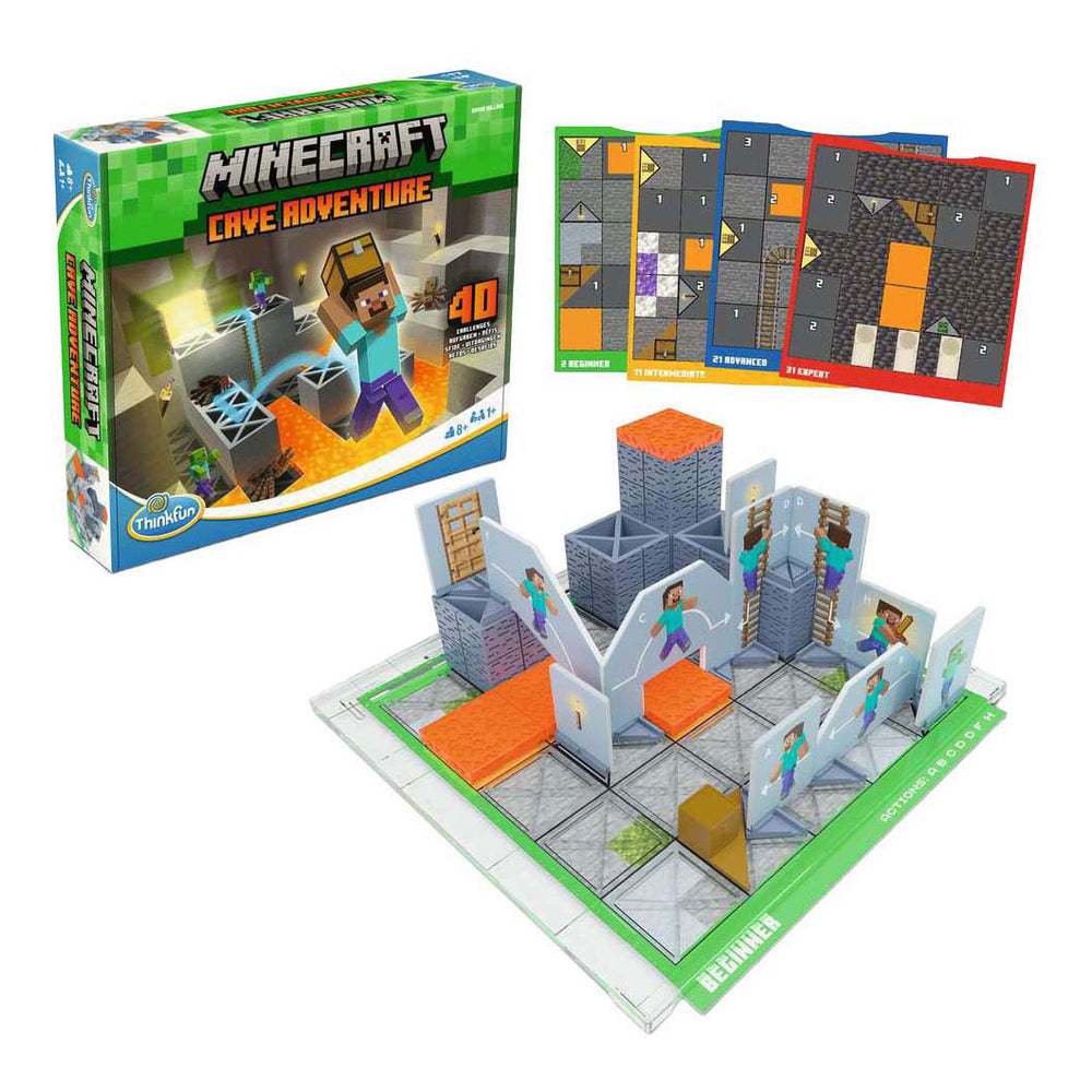 Thinkfun – minecraft cave adventure – logicaspel – vanaf 8 jaar