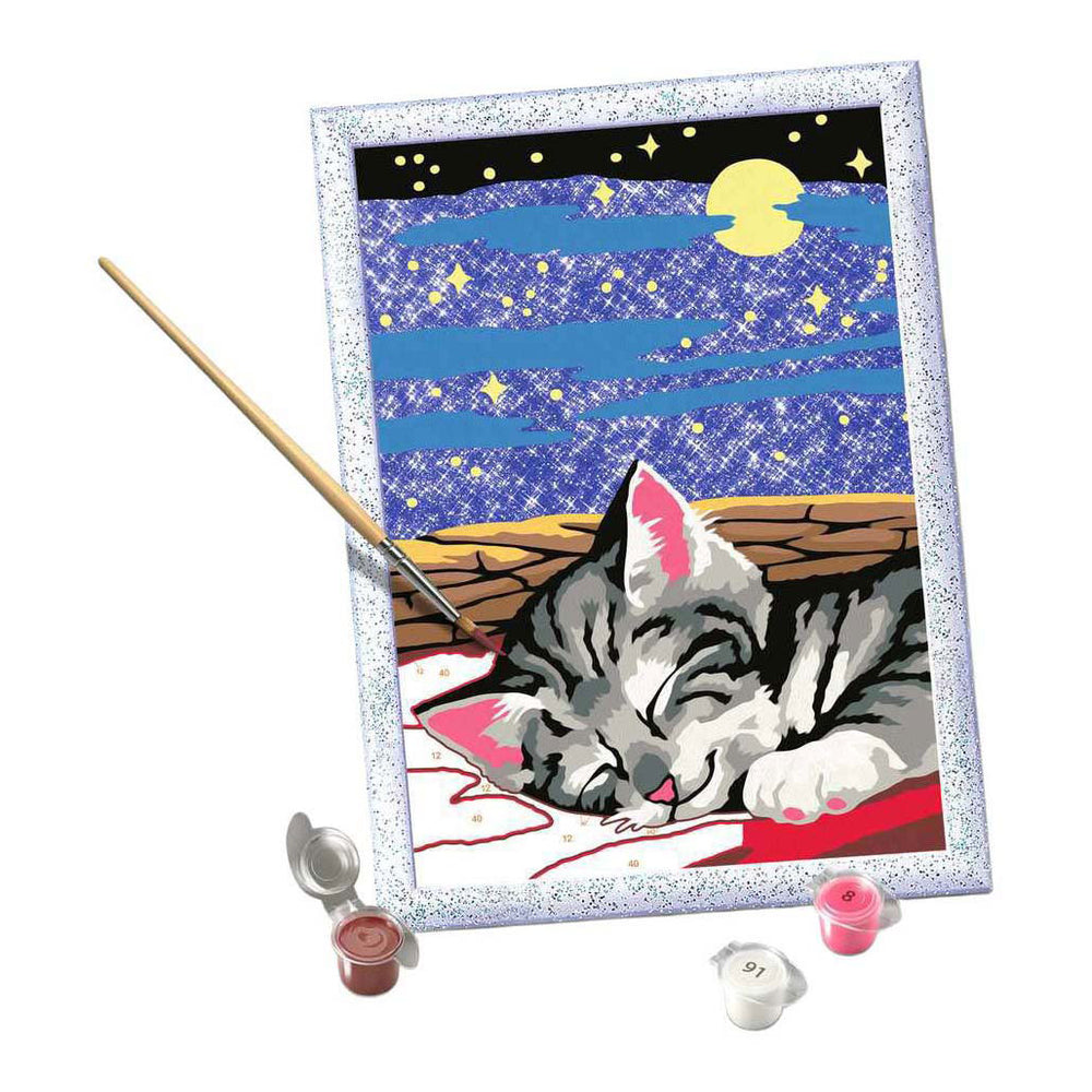 Ravensburger – creart: dreaming cats – schilderen op nummer
