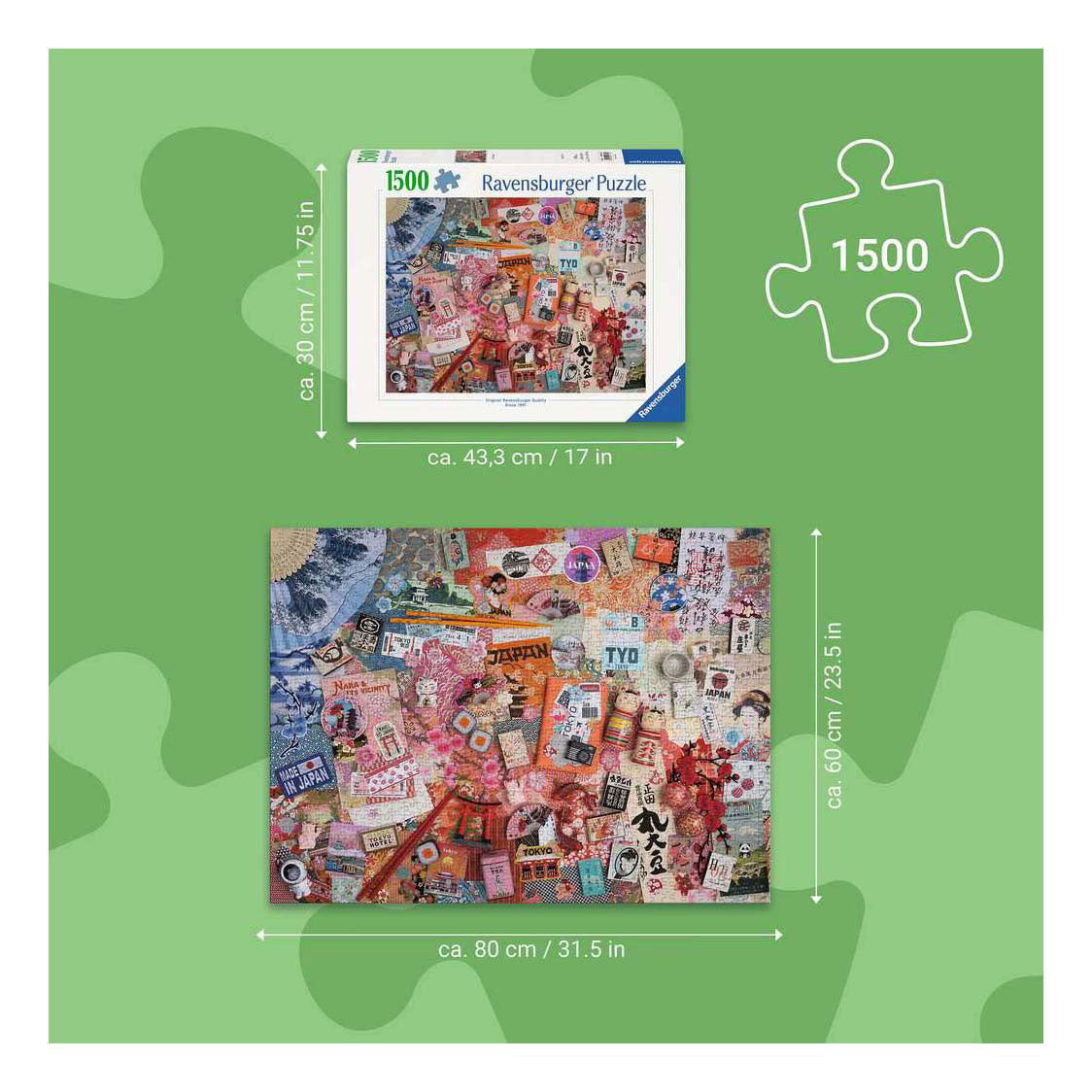 Ravensburger legpuzzel trip to tokyo - 1500st.