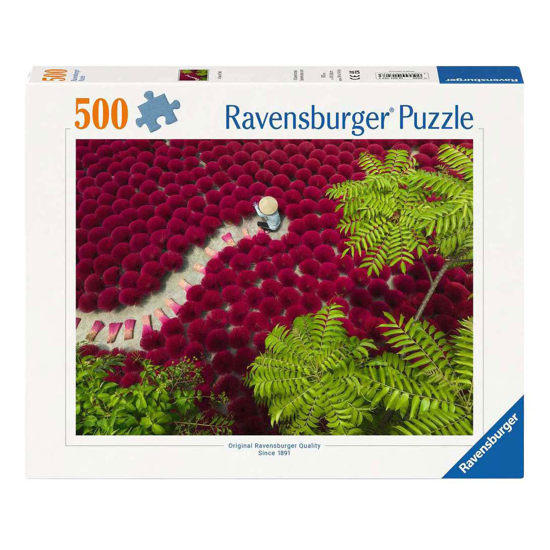 Ravensburger legpuzzel a sea of red - 500st.