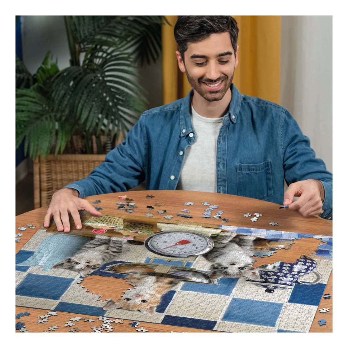 Ravensburger legpuzzel kittens in the kitchen - 1500st.