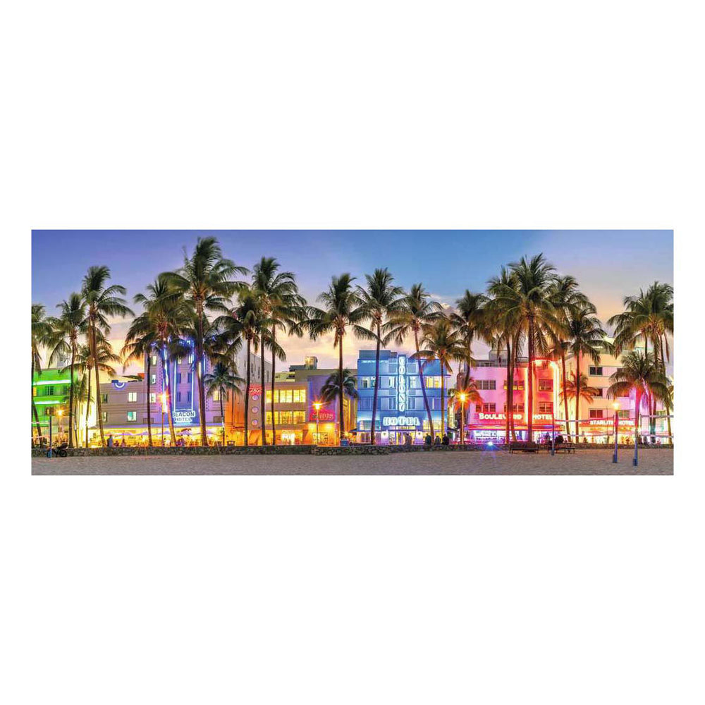 Ravensburger – nachtlichten op ocean drive – legpuzzel – 1000 stukjes