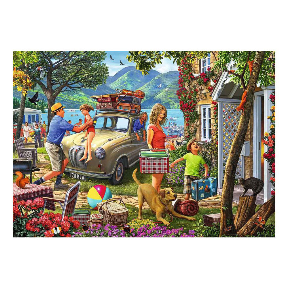 Ravensburger legpuzzel holiday cottage - 1000st.