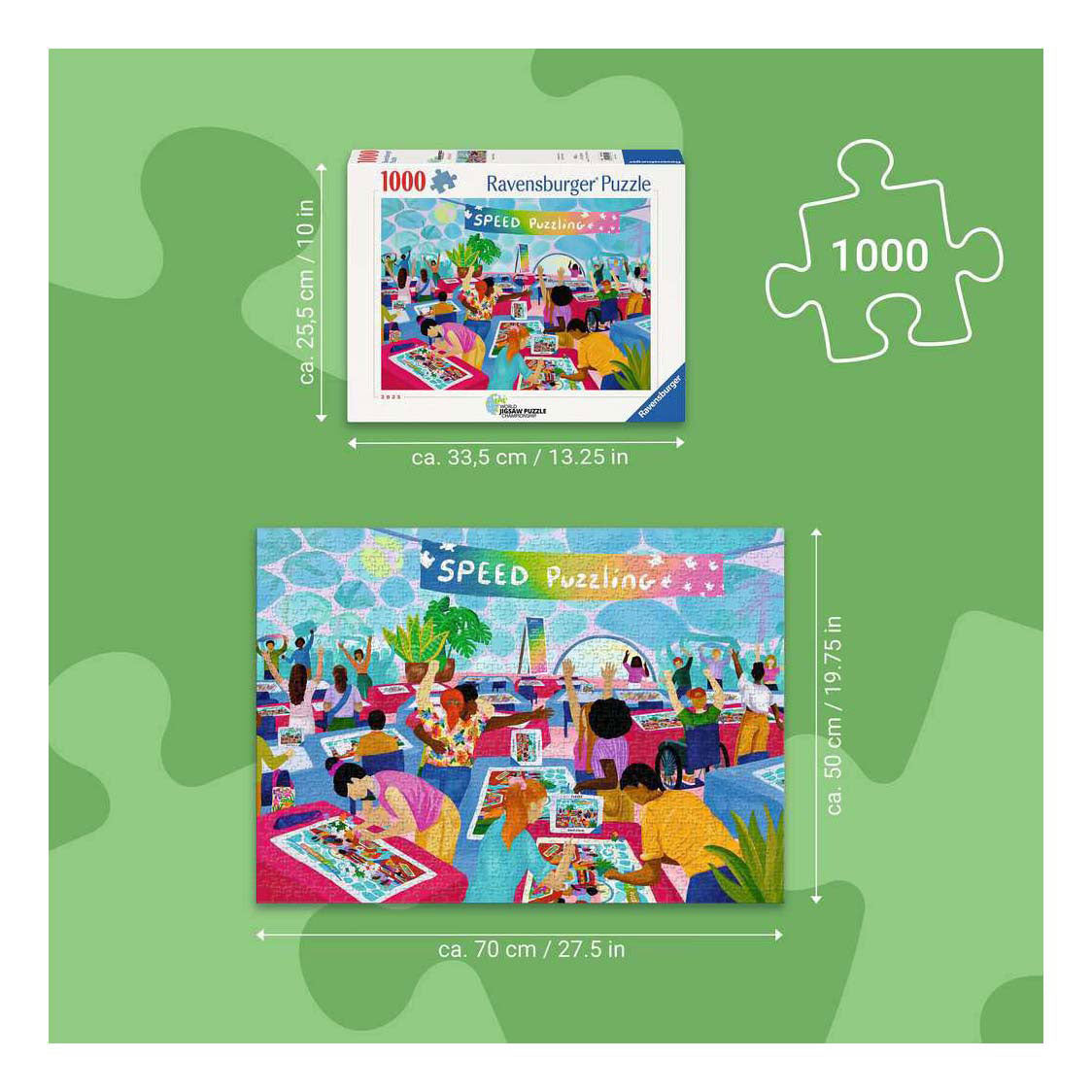 Ravensburger legpuzzel speed puzzling - 1000st.