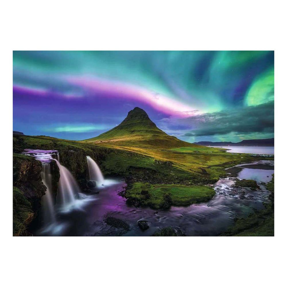 Ravensburger puzzel aurora over kirkjufell 1000 stukjes