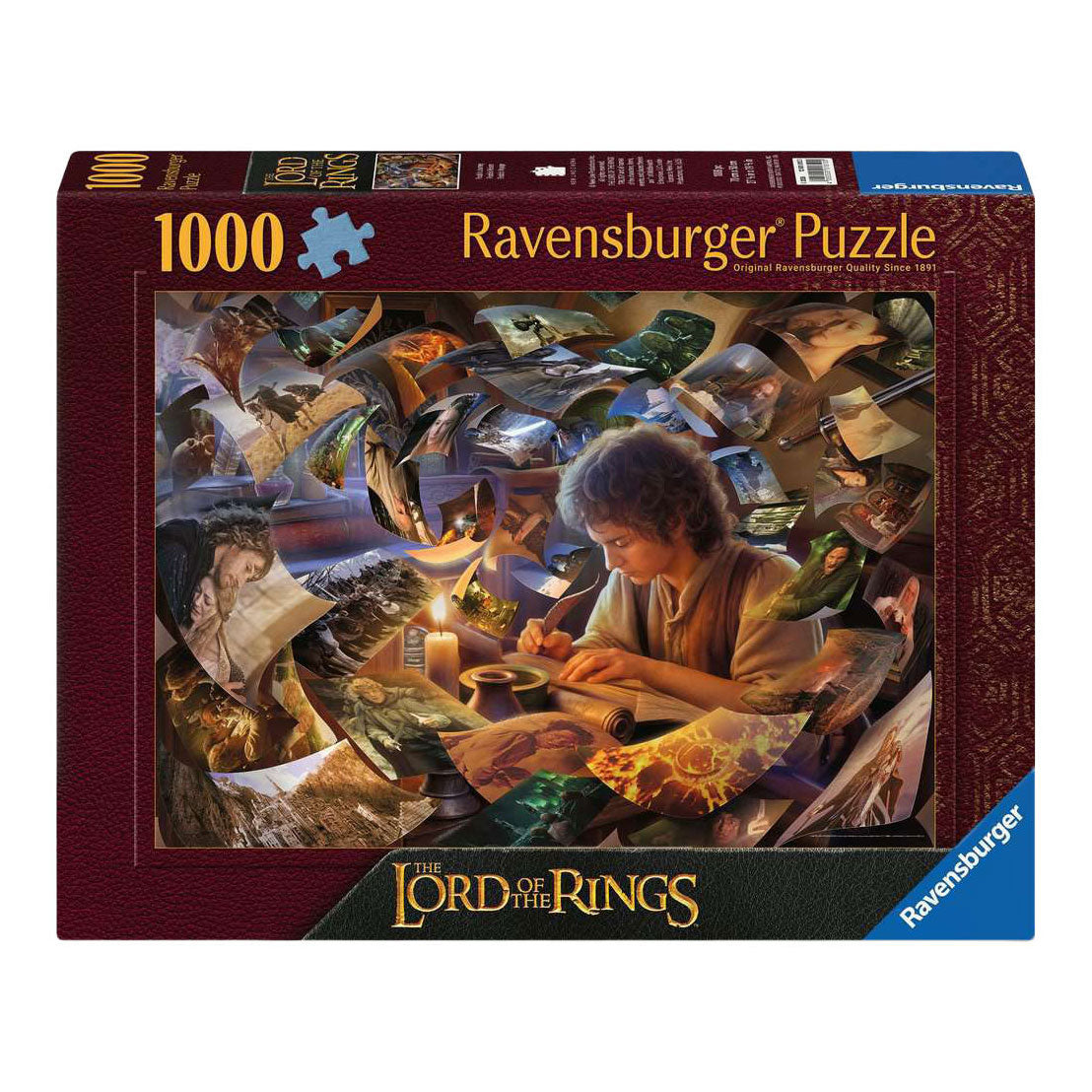 Ravensburger legpuzzel lotr frodo's journey - 1000st.