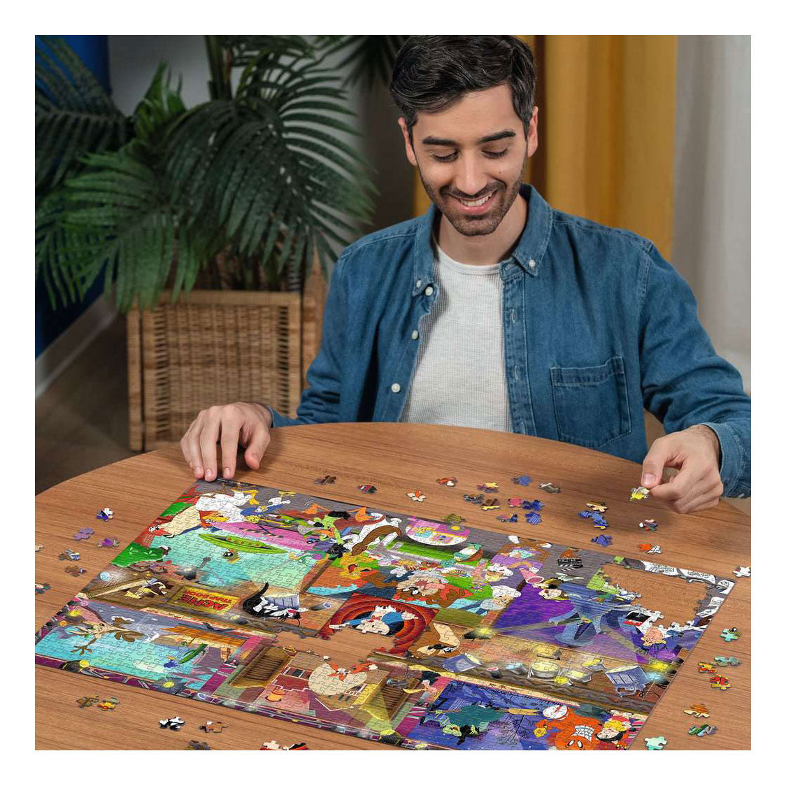 Ravensburger legpuzzel looney tunes studio - 1000st.
