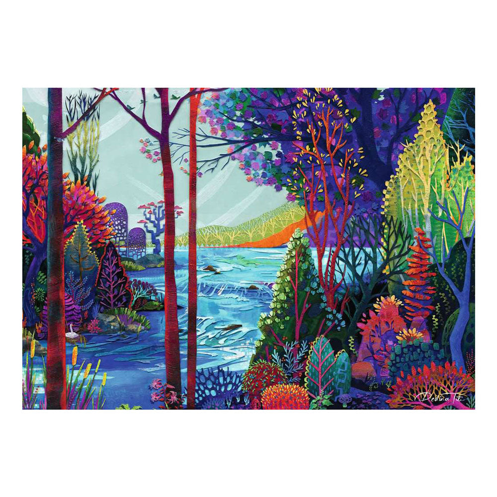 Ravensburger legpuzzel indigo forest - 1000st.