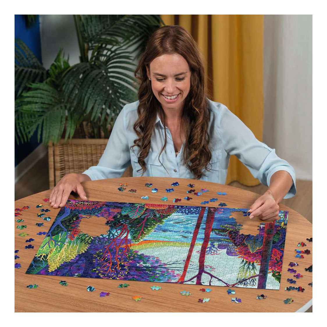 Ravensburger legpuzzel indigo forest - 1000st.