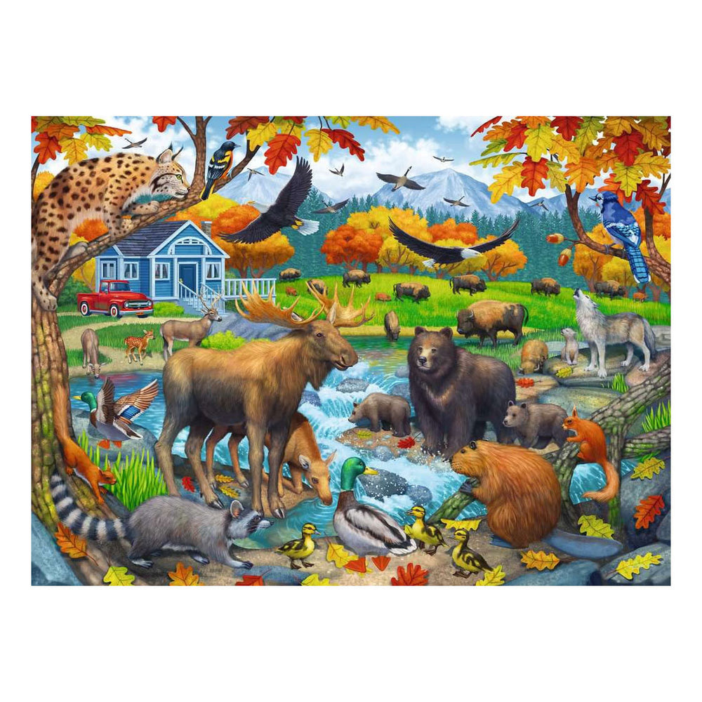 Ravensburger – wildlife gathering – kinderpuzzel – 150 stukjes