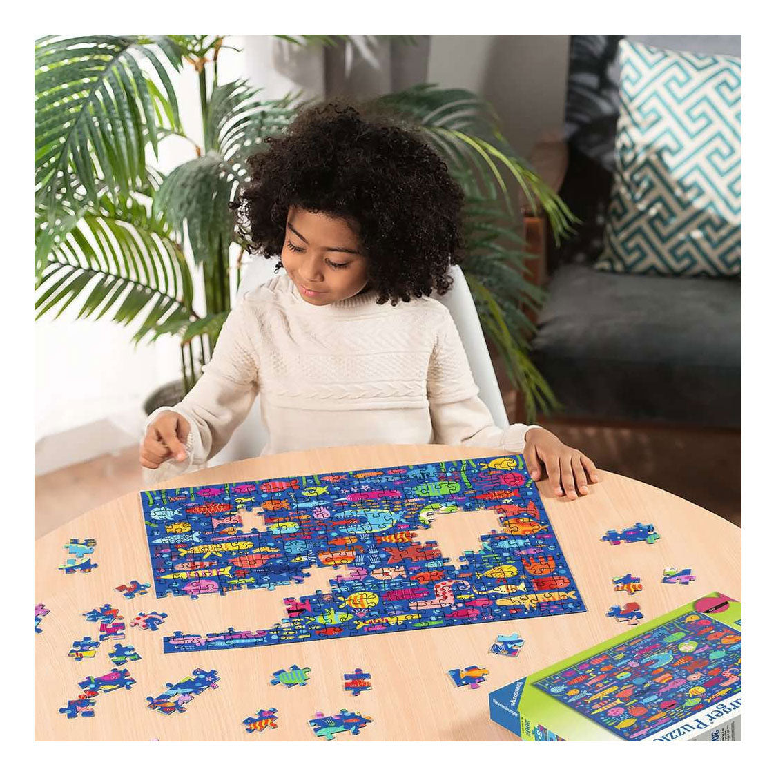 Ravensburger legpuzzel grappige vis vrienden - 200 xxl st.