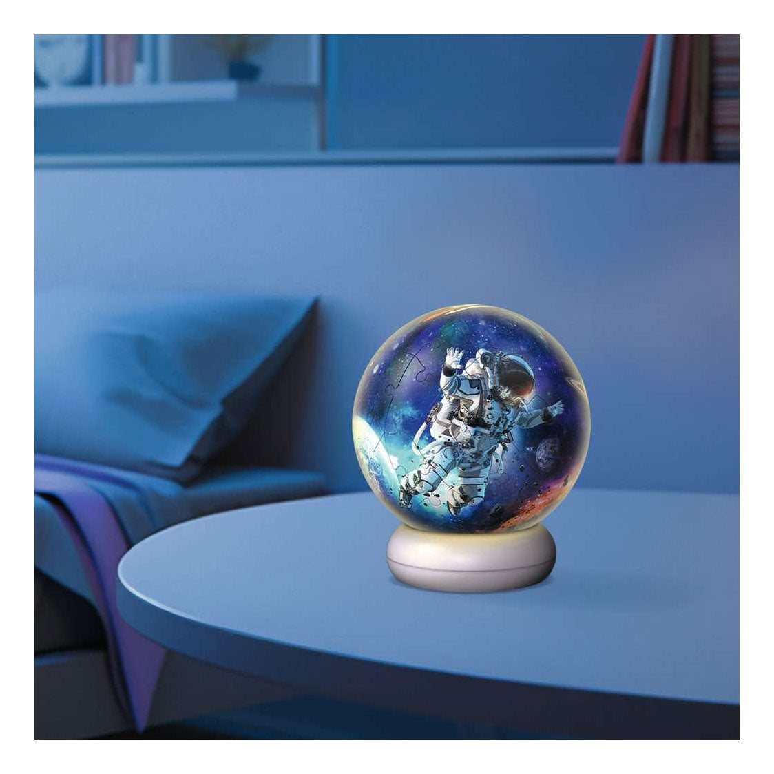 Ravensburger 3d puzzle nightlight astronauts in space