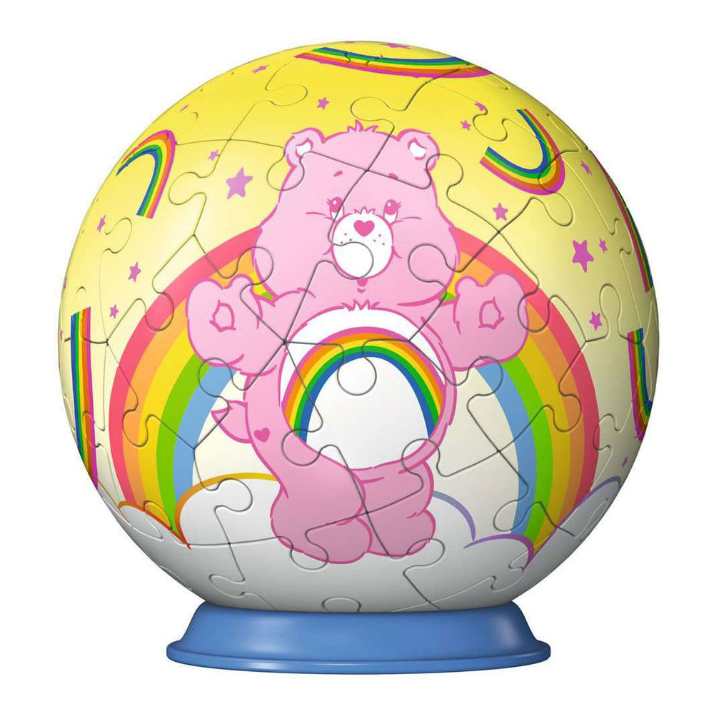 Ravensburger – care bears: cheer bear – 3d puzzle-ball – 55 stukjes