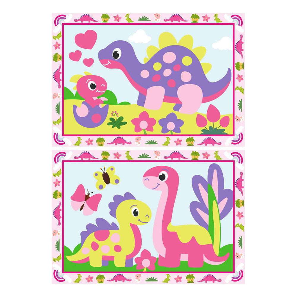 Ravensburger – creart: kleurrijke dino's – schilderen op nummer