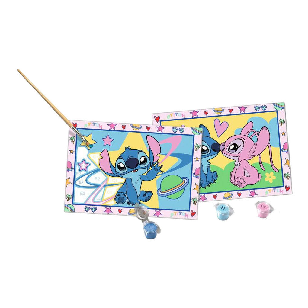 Ravensburger – creart: stitch angel – schilderen op nummer