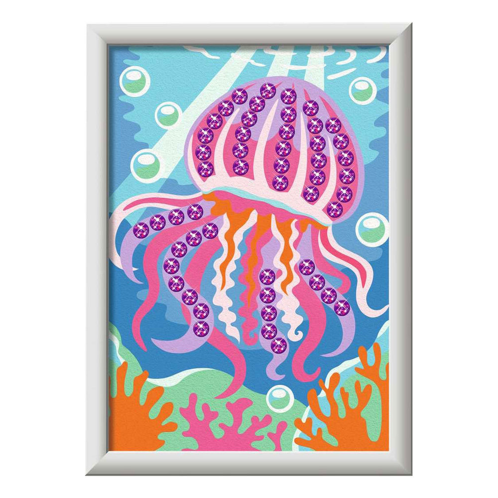 Ravensburger – creart: trendy jellyfish – schilderen op nummer