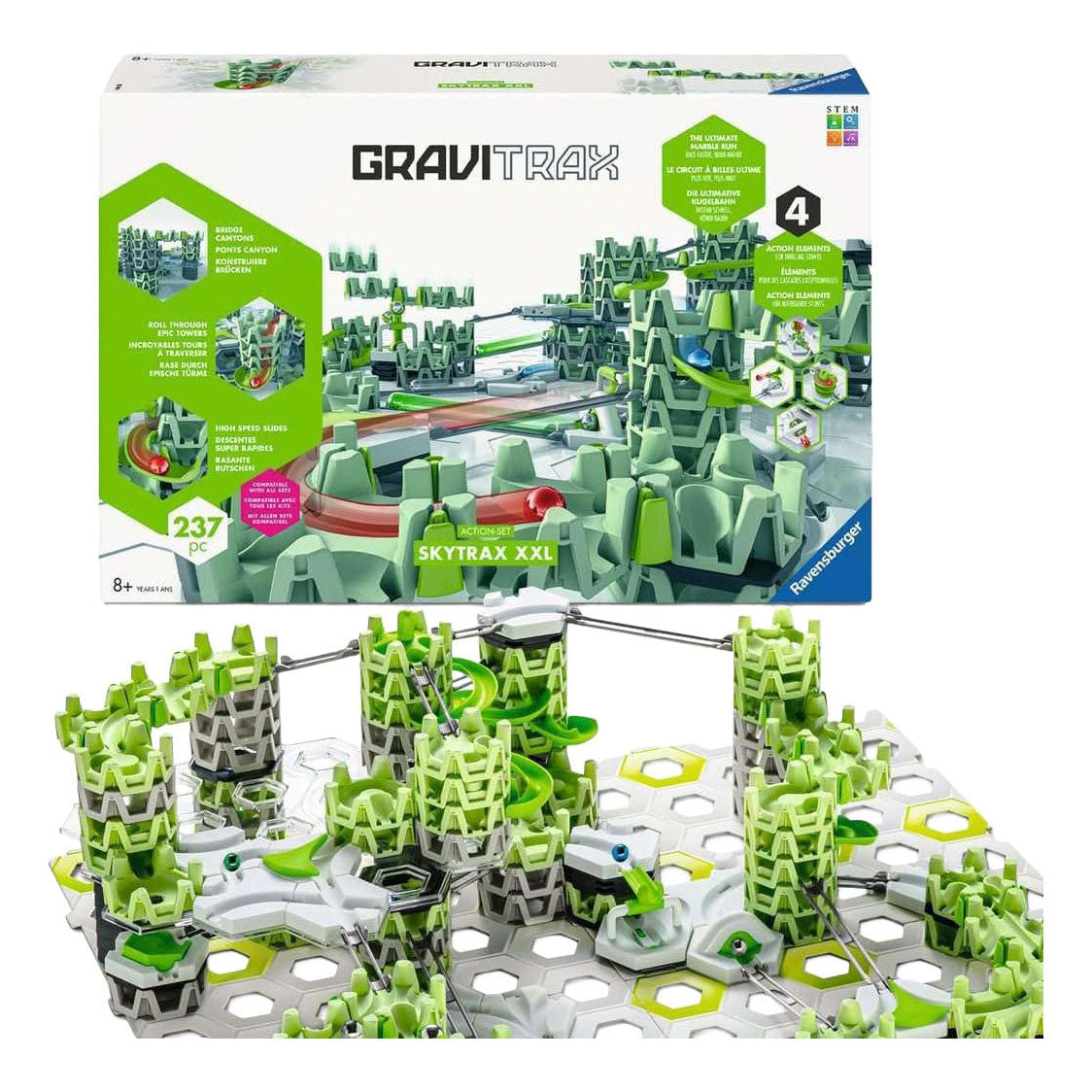 Ravensburger gravitrax base action-set skytrax xxl