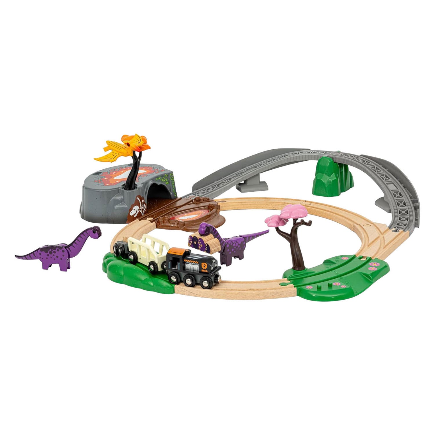 Brio treinbaan avonturenset - dinosaurus - 21-delig