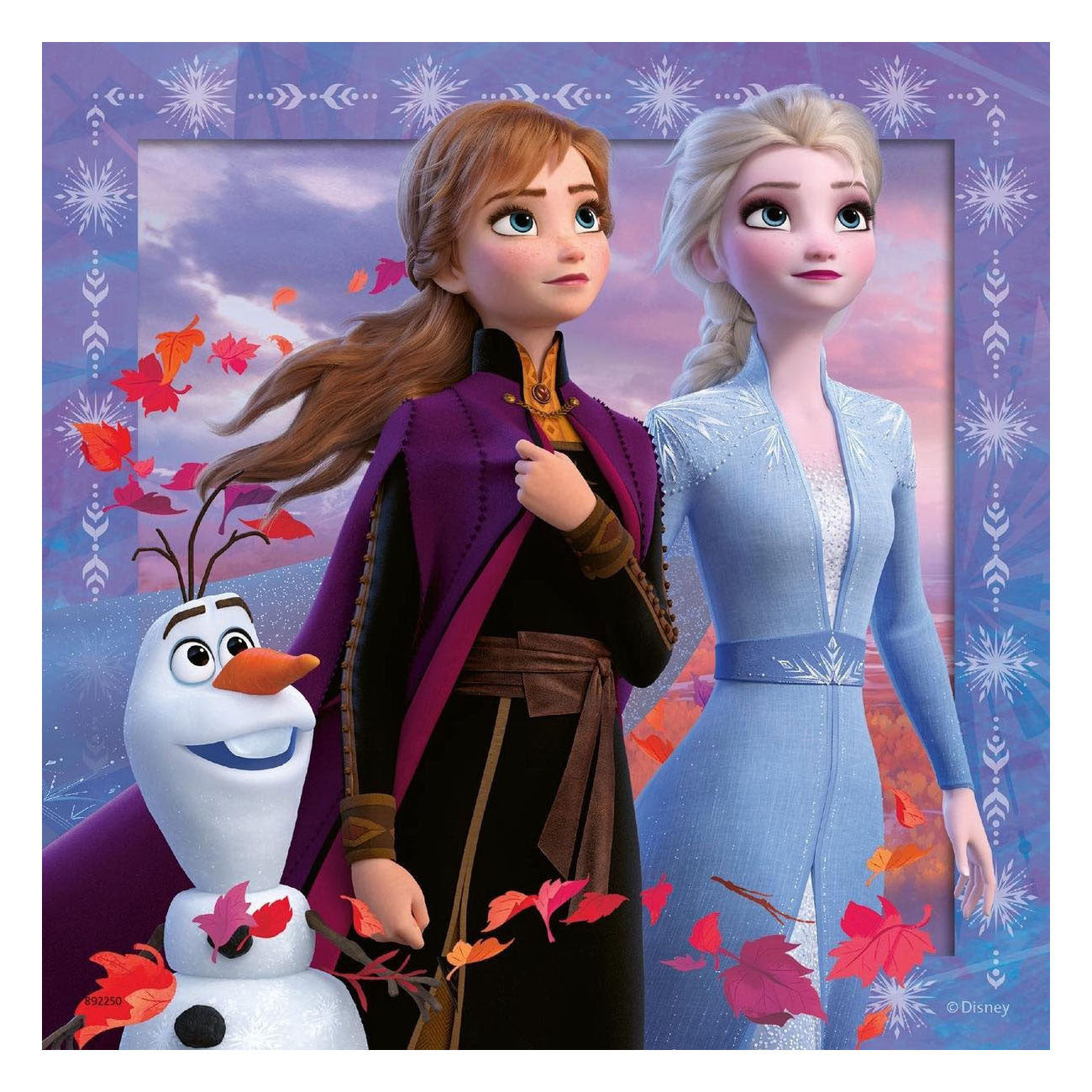Ravensburger legpuzzel frozen 2 de reis begint - 3x49st.
