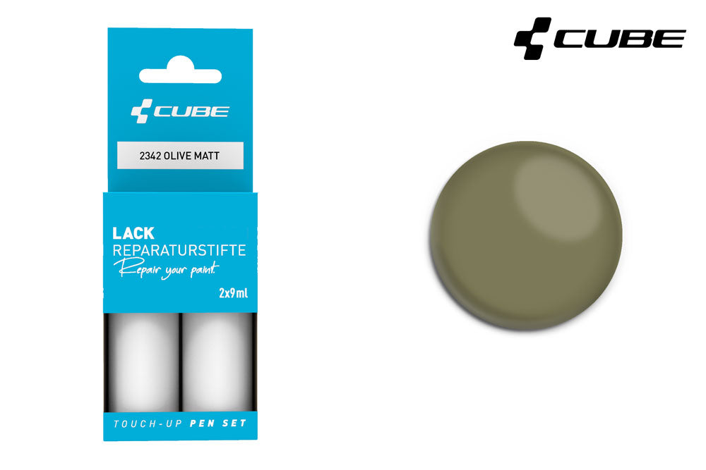 Cube touch-up pen set olive matt | #2401