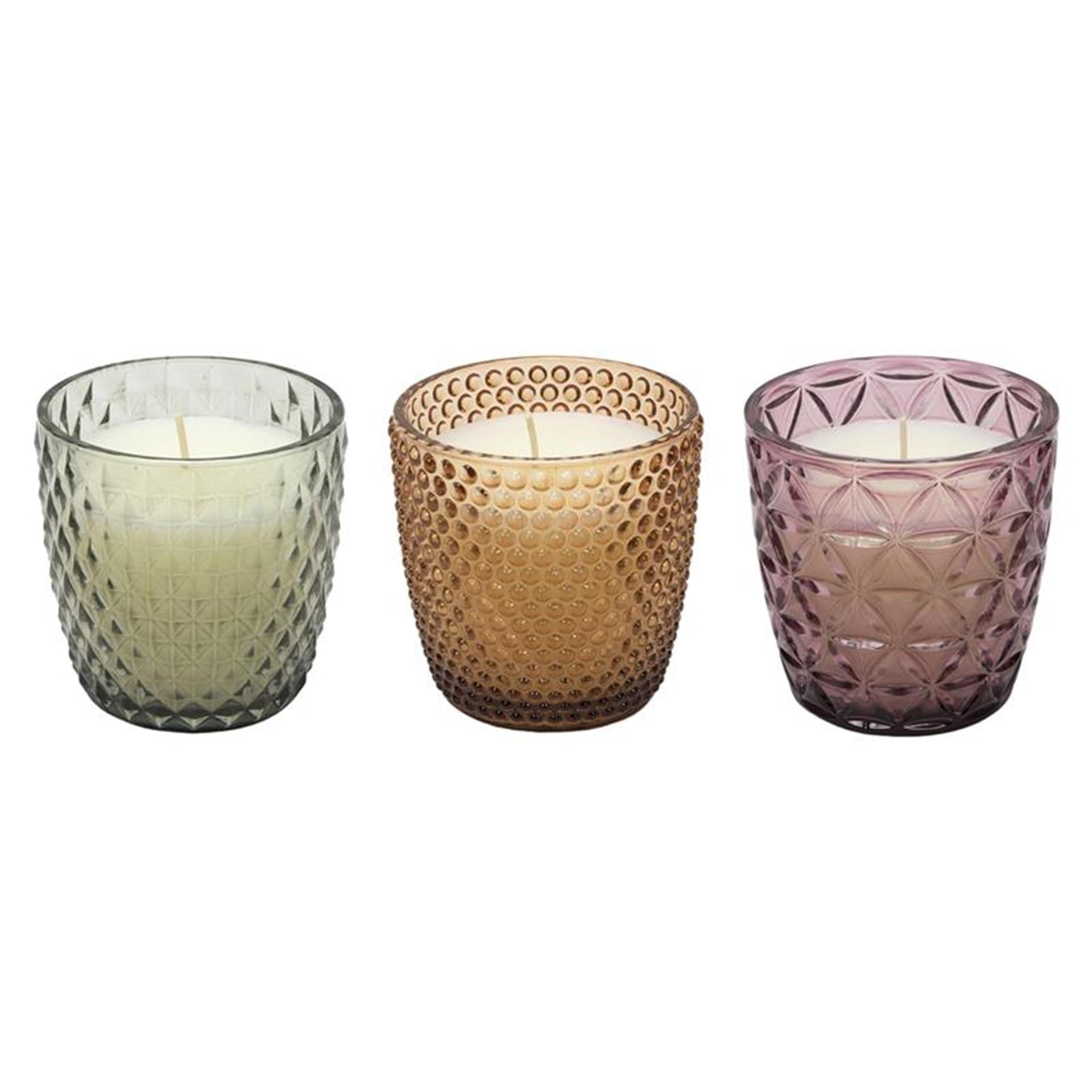 Svenska living geurkaars in glas ø9x9cm