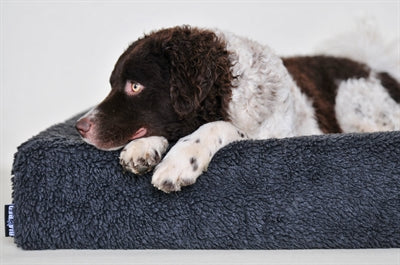 Bia bed Fleeceschoffel hondenmand grijs