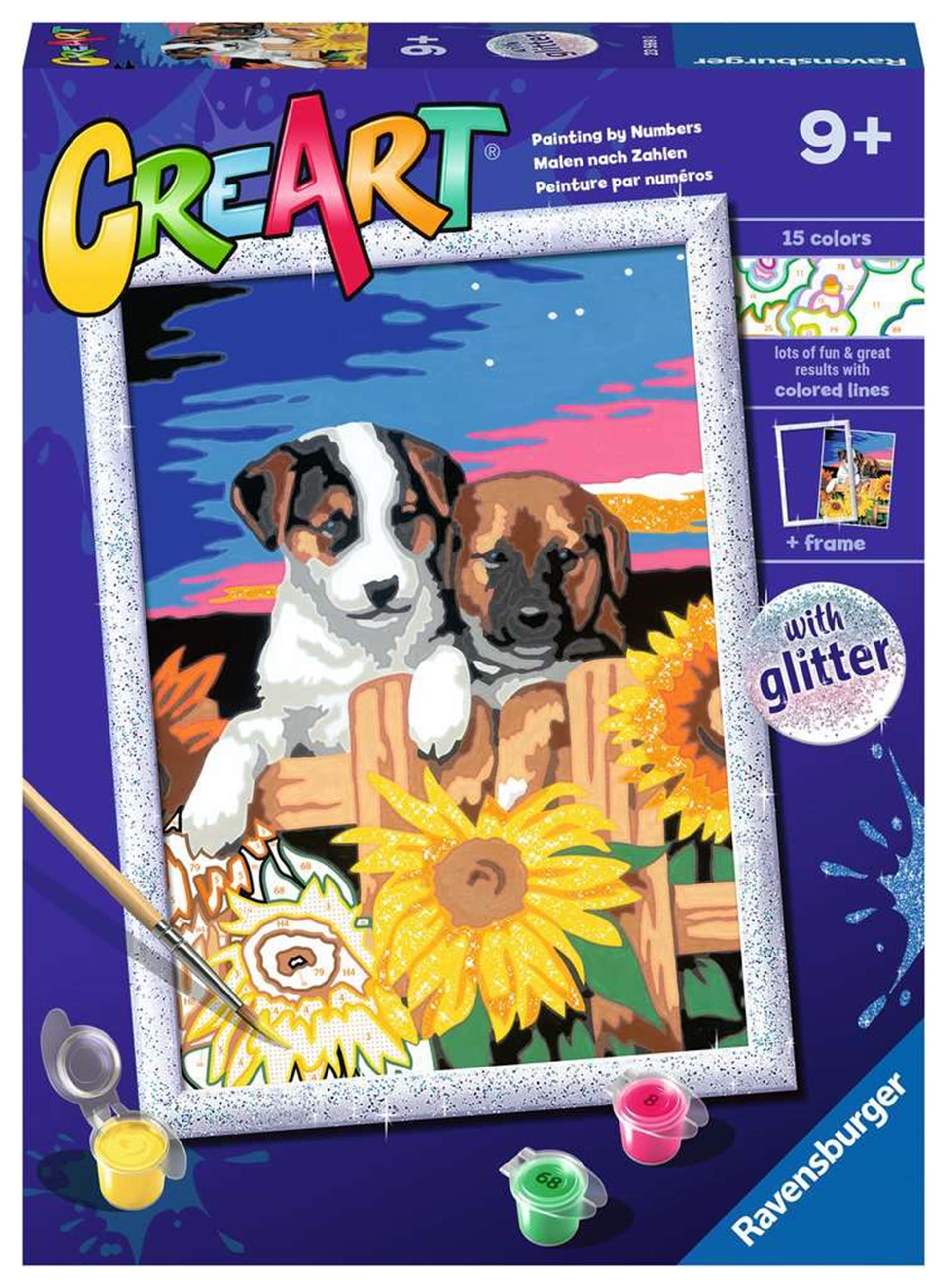 Ravensburger creart sunset paw-fection