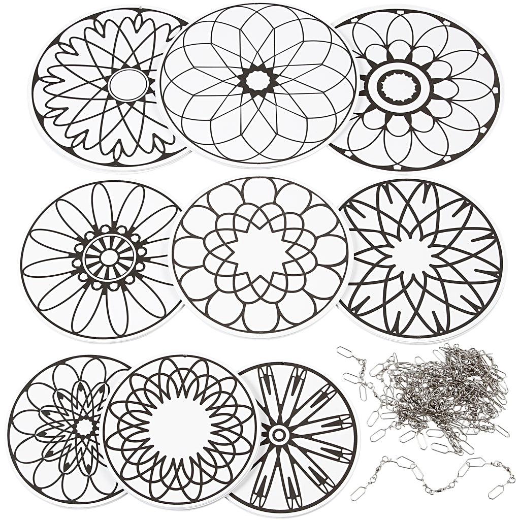 Mobielen met motief, d 12+15+18 cm, 300 gr, 20 set 1 doos