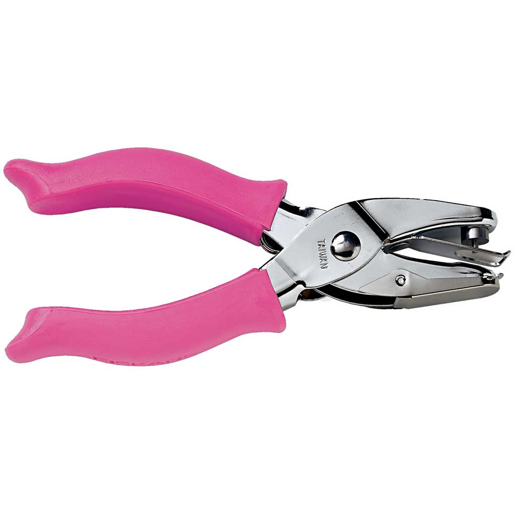 Creativ company fiskars handpons, hart, gatgrootte 5 mm, 1 stuk