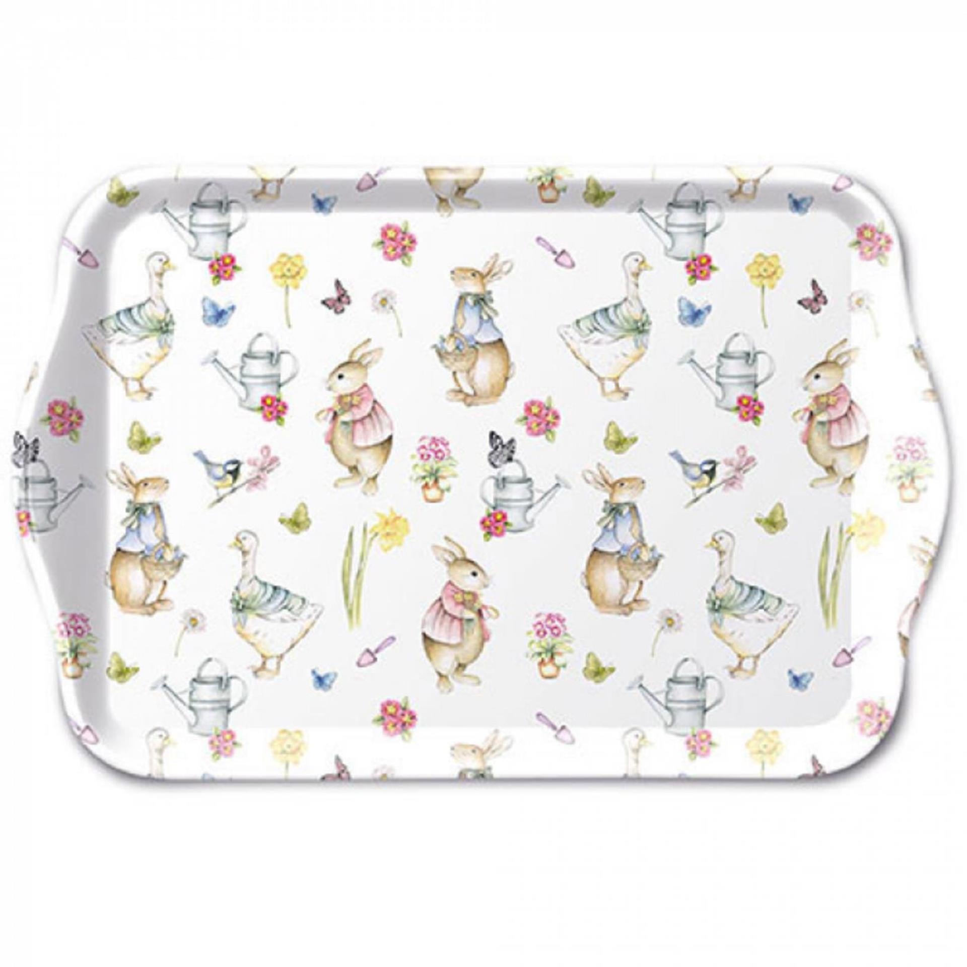 Ambiente tray easter garden 13x21cm