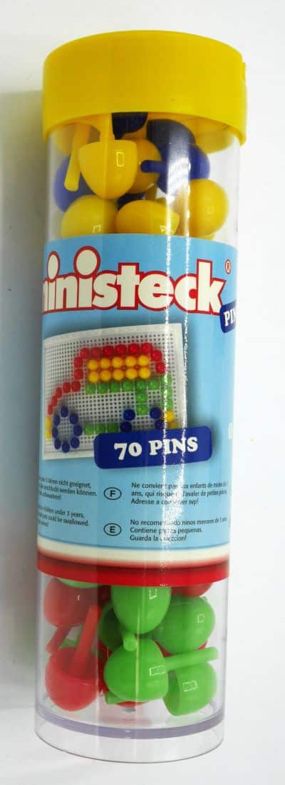 Ministeck - 70 pinnen van 15mm in koker