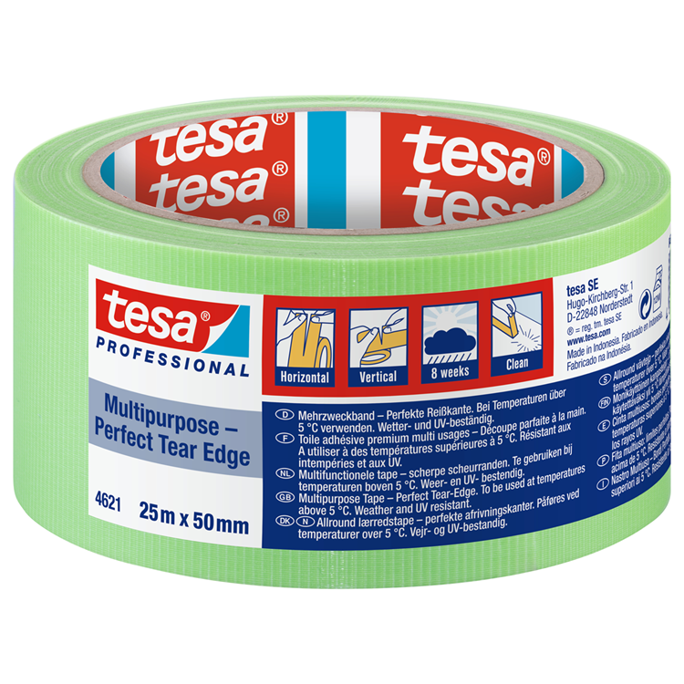 Tesa professional 1068918 - 4621 multipuperfteareg25mx50mm | 1 stuks