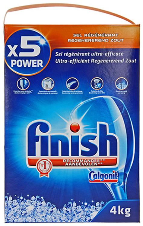 Finish 1010420 - zout 4kg | 4 stuks