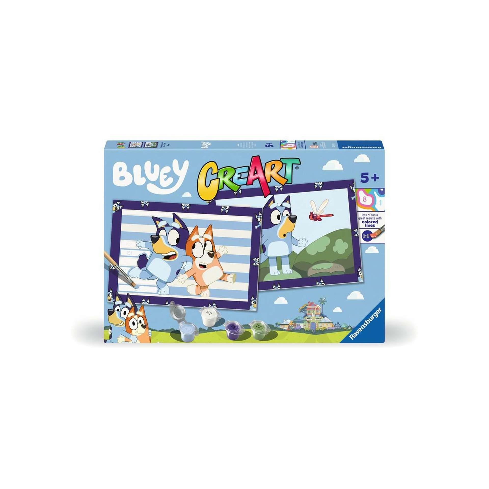 Ravensburger creart bluey