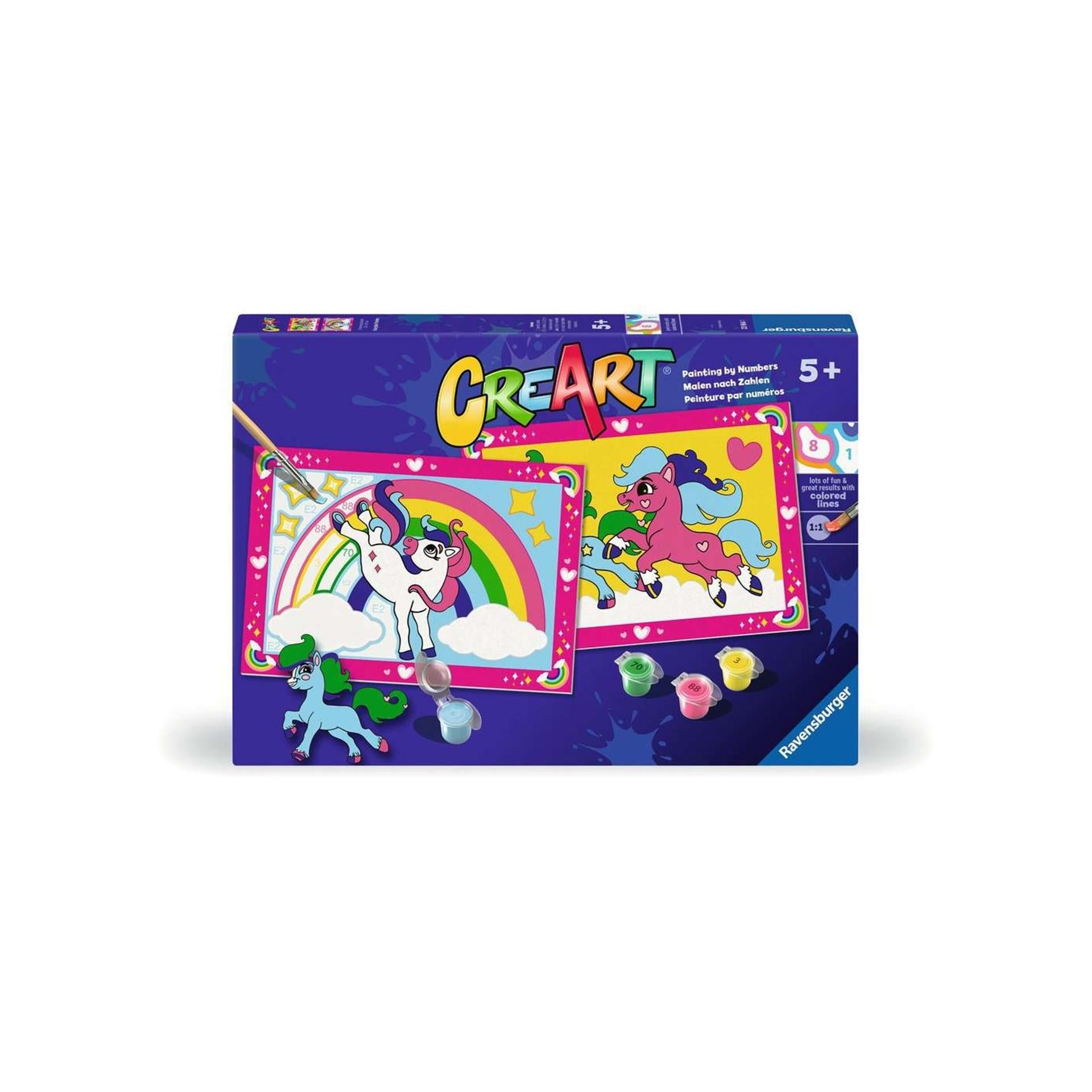 Ravensburger creart schilderen op nummer - eenhoorn